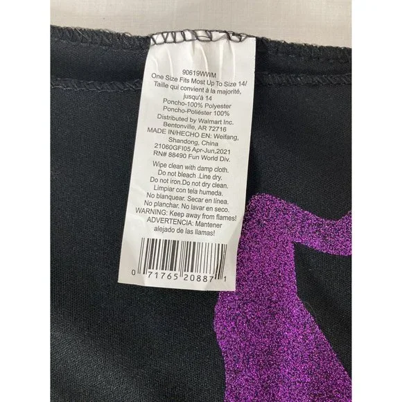 Witch Poncho You Say Witch Like Its A Bad Thing Halloween Costume One Size Top - Picture 7 of 9